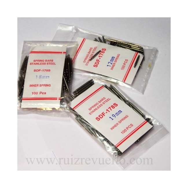 Pasadores tope DM 1.78S SDF 18 mm bolsa 100