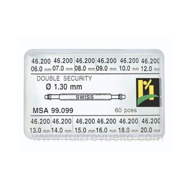 surtido 60 asas tope swiss 1.30 mm dm