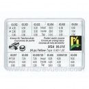 surtido 24 coronas bolsillo chapadas 4 a 9.00 mm