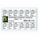 surtido 24 coronas con tubo tipo Seiko chapadas