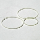 junta blanca de cristal