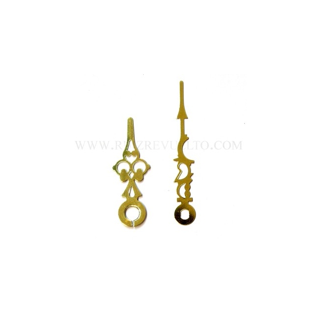 agujas Luis XV doradas 68/45 PAR