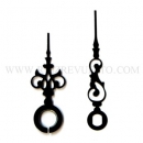 agujas Luis XV negras 33/26