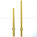 Agujas RECTAS doradas 100/75