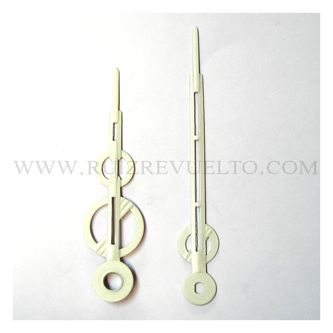 agujas estilo blancas 80/60