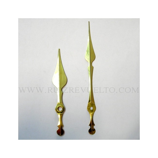 agujas estilo doradas CEE 103/70