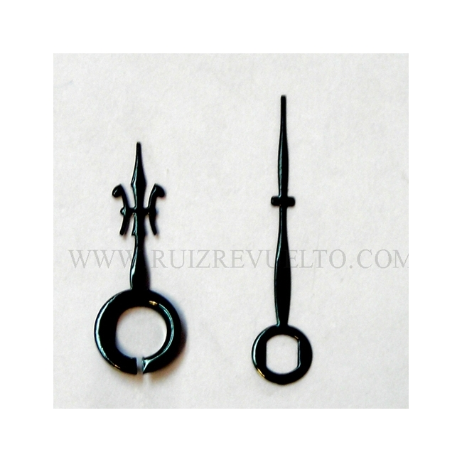 agujas estilo negras 20/15 Flor de lis