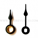 agujas estilo negras 25/15 pera