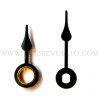 agujas estilo negras 25/15 pera