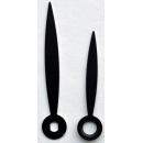 agujas estilo negras 45/33 oval