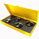 Tases Bergeon 5500-04-XL grandes cajas juego 4 piezas
