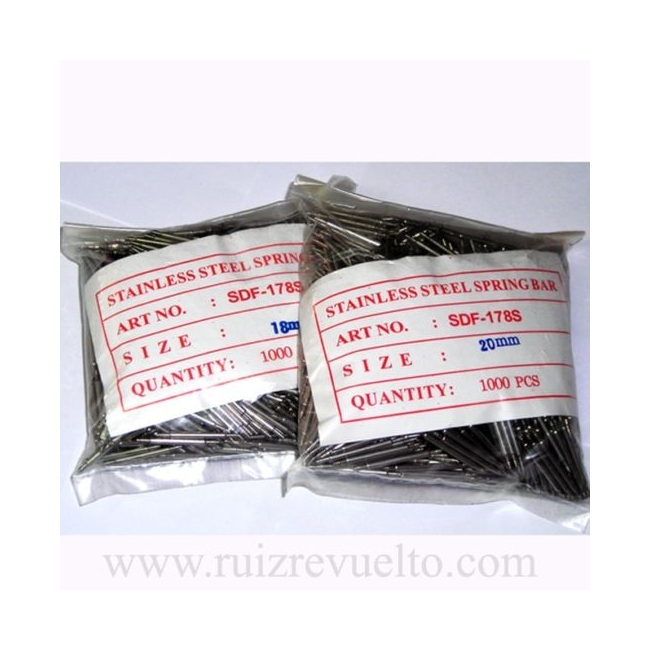 Pasadores tope DM 1.78S SDF 18 mm bolsa 1000