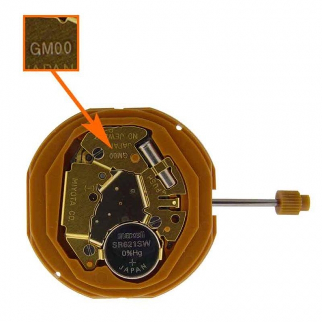 Movimiento MIYOTA GM00 [SUSTITUIDO POR GM02]