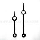 agujas estilo negras 85/62 bregueT