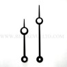 agujas estilo negras 85/62 bregueT