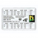 surtido 24 coronas bolsillo cromo 4 a 9 mm dm
