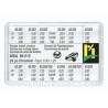 surtido 24 coronas bolsillo cromo 4 a 9 mm dm