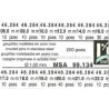 surtido 200 pzas asas moleteadas para armis 1.00 mm dm