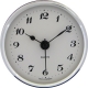 reloj insertar 66 mm numeros arabes esfera blanca bisel cromado