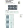 SURTIDO WIT 13034 BROCHE ACERO DOBLE RANURA