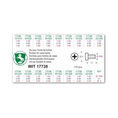 FONDO WIT 17738 SURTIDO TORN 170 PZ