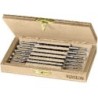 FRESAS BERGEON 1898 6 PZ AVELLANAR CAJA MADERA