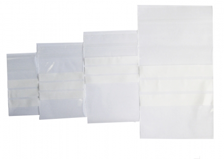 BOLSAS CIERRE RAP. C/BANDA 100X150 MM BOLSA 100 PZ