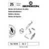 BRIDAS PILA SURTIDO 100 PZ BERGEON 10219