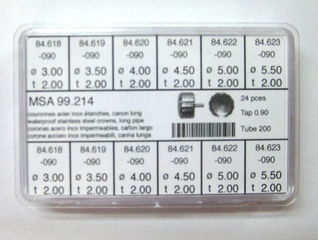 surtido 24 coronas acuaticas acero C/C T-200 R-90