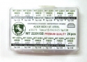 surtido 24 coronas acuaticas acero inox WIT de 3.5 a 7.5 mm R-90
