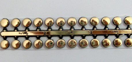 Puntos adhesivos dorados