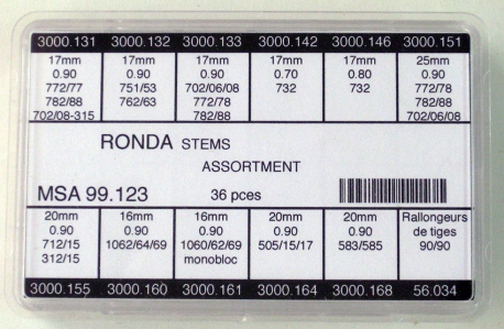 TIJAS SURTIDO 036 PZ RONDA MSA 99.123