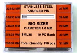 Surtido 150 pz moleteado