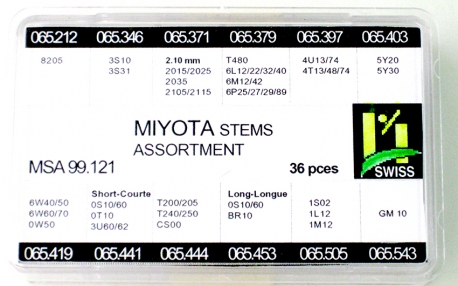 TIJAS SURTIDO 036 PZ MIYOTA MSA 99.121