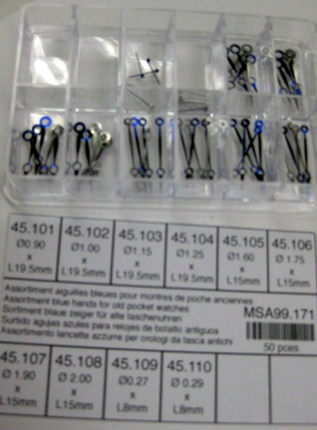 SURTIDO AGUJAS MSA 99.171 50 PZAS AZULES BOLSILLO