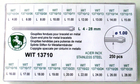 SURTIDO HORQUILLA WIT 13710 250 PZ 1.0MM
