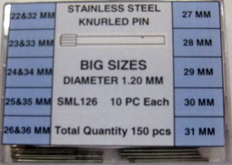 SURTIDO MOLETEADO SML 126 150 PZ 1.20 DM ANCHOS