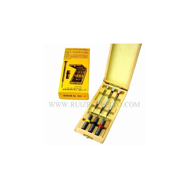 Juego 3 destornilladores Bergeon 2631-A [OFERTA]