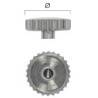 SENCILLA ACERO C/C BLISTER 10 PZ