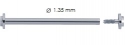 pasador de tornillo acero 1.35 mm