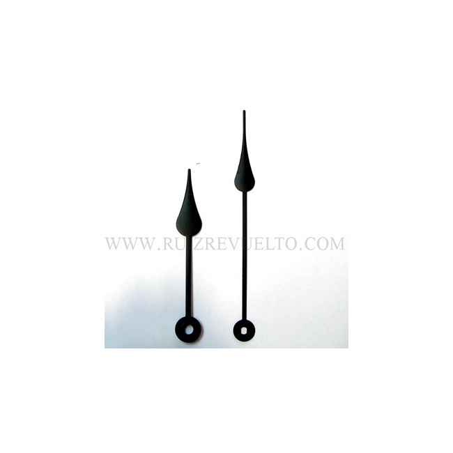 agujas estilo negras 110/80 pera