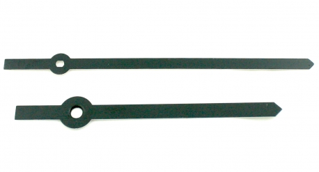 Agujas rectas negras CEE 100/72 anchas ref 134