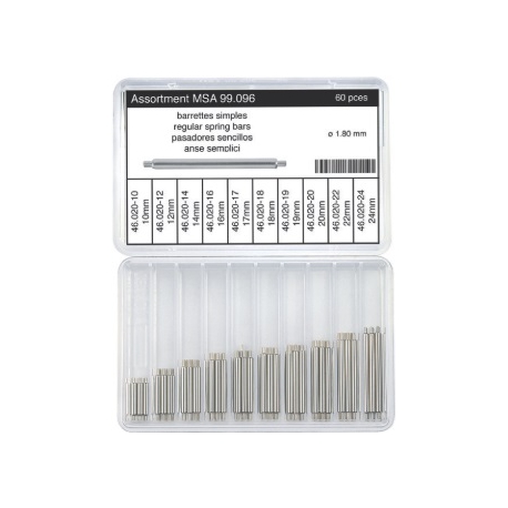 SURTIDO DE 60 PASADORES SUIZOS SENCILLOS MSA 99.096 DM 1.80