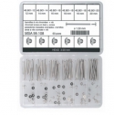 Surtido 60 pasadores cromados 1.30 mm