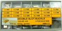 Surtido mixto 34 broches de doble ranura SML 112