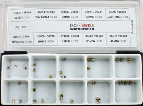 surtido de coronas de reloj