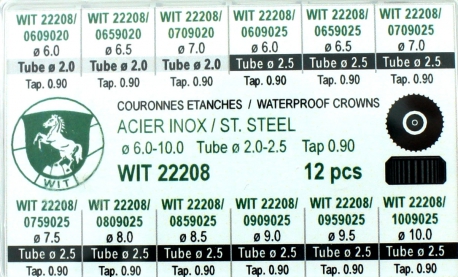 coronas acuaticas pavonadas