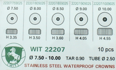coronas acuáticas de acero | WIT 22207