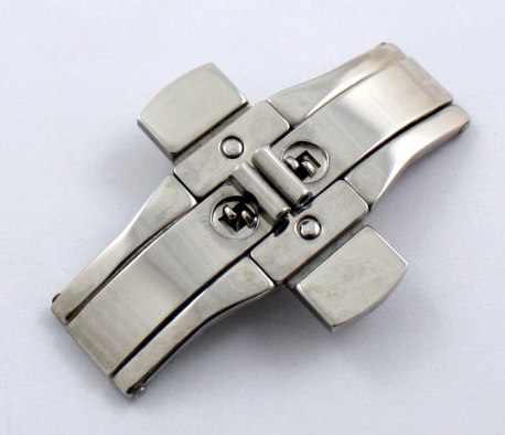 Broche de cierre oculto con pulsador SB28. Medidas en la descripción