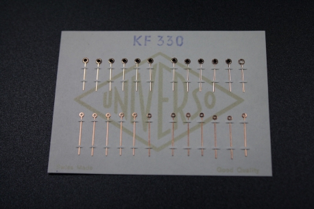 CARTA DE AGUJAS RECTAS DORADAS KF 330